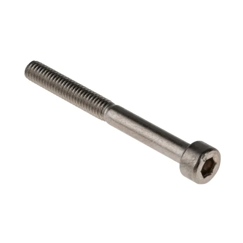 RS PRO Plain Stainless Steel Hex Socket Cap Screw, Hex Socket Drive, M4 x 40 mm 304-4609