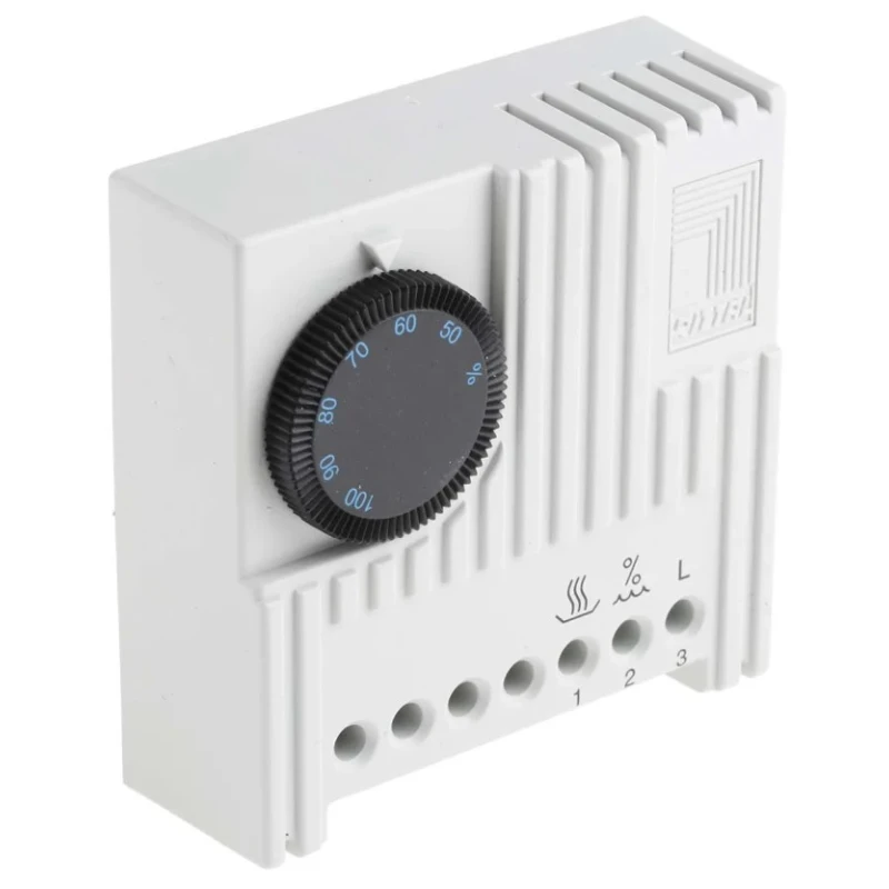 Rittal Enclosure Humidistat 50-100 %RH, 24V to 250V AC, Screw Mount, Germany 3118000