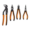 Bahco 4-Piece All Round Plier Set Combination Cutters Long Nose Water Pump Pliers 9897