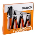 Bahco 4-Piece All Round Plier Set Combination Cutters Long Nose Water Pump Pliers 9897