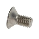 RS PRO Plain Stainless Steel Hex Socket Countersunk Screw M3 Diameter 6 mm Length ISO 10642 304-4788
