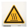 Brady Hazard Warning Sign Label Hot Surface Self-Adhesive Polyethylene Terephthalate 200mm x PIC 315-TRI 200-B7541 (BRANDED)