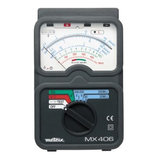 Metrix Insulation & Continuity Tester 50 V Min, 500 V Max, 200 mΩ CAT III MX0406B
