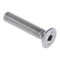 RS PRO Plain Stainless Steel Hex Socket Countersunk Screw M8 x 40 mm 304-4801