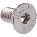 RS PRO Plain Stainless Steel Hex Socket Countersunk Screw M8 x 16 mm 304-4851