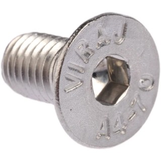 RS PRO Plain Stainless Steel Hex Socket Countersunk Screw M8 x 16 mm 304-4851