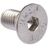 RS PRO Plain Stainless Steel Hex Socket Countersunk Screw M8 x 16 mm 304-4851