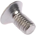 RS PRO Plain Stainless Steel Hex Socket Countersunk Screw M8 x 16 mm 304-4851