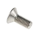 RS PRO Plain Stainless Steel Hex Socket Countersunk Screw M8 x 20 mm 304-4845