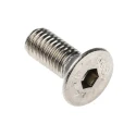 RS PRO Plain Stainless Steel Hex Socket Countersunk Screw M8 x 20 mm 304-4845