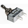 APEM Toggle Switch Panel Mount On-Off SPST 10A 24V dc 250V ac Nickel Plated Brass Actuator 631H/2-1V