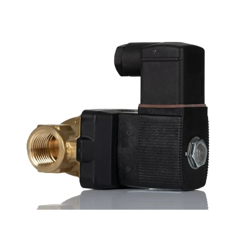 Burkert Brass Body 2 Port NC Solenoid Valve 24V AC 10 bar Maximum Operating Pressure 221603