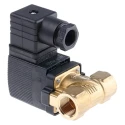 Burkert Solenoid Valve 2 Port NC Brass Body 24V AC 10mm Orifice Diameter 6213 Series 221599