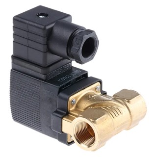 Burkert Solenoid Valve 2 Port NC Brass Body 24V AC 10mm Orifice Diameter 6213 Series 221599