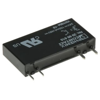 Phoenix Contact Solid State Relay OPT-24DC/48DC/100 Series 24V Load Current/Voltage Through Hole Terminal 2966618