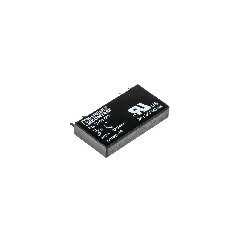 Phoenix Contact 2-Series Solid State Relay, PCB Mount, 24 V Load, SPST, Through Hole Terminal, OPT-24DC/24DC/2 2966595