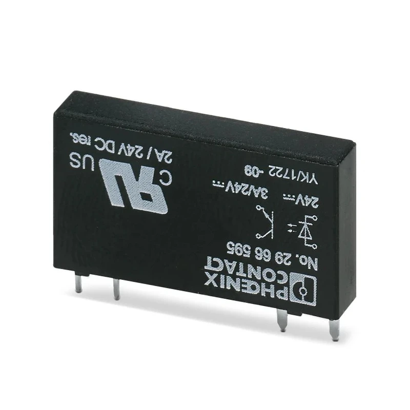 Phoenix Contact 2-Series Solid State Relay, PCB Mount, 24 V Load, SPST, Through Hole Terminal, OPT-24DC/24DC/2 2966595