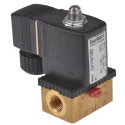 Burkert 3-Port Normally Closed Brass Body Solenoid Valve 230V AC, 2mm Orifice 126149