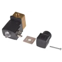 Burkert 3-Port Normally Closed Brass Body Solenoid Valve 230V AC, 2mm Orifice 126149