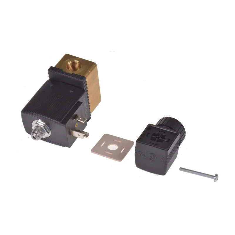 Burkert 3-Port Normally Closed Brass Body Solenoid Valve 230V AC, 2mm Orifice 126149