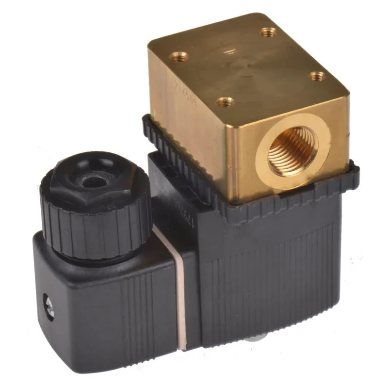 Burkert 3-Port Normally Closed Brass Body Solenoid Valve 230V AC, 2mm Orifice 126149