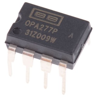 Texas Instruments Precision Operational Amplifier 1 MHz Gain Bandwidth, 8-Pin 18V PDIP OPA277PA