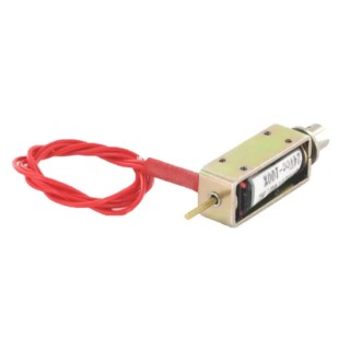 Mecalectro 8.M10.02.62 Linear Solenoid 24V DC 7W 30mm Length 12.7mm Width 10mm Depth 25% Duty Cycle 8.M10 02 62 24 VCC 25%