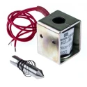 Mecalectro 8.M11.AA.52 Linear Solenoid, 12V DC, Pull Action, 6mm Stroke, 4W Continuous Power 8.M11 AA 52 12 VCC 100%