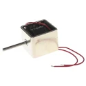 Mecalectro Linear Solenoid Push Type 12V DC 15W 15mm Stroke 15N Magnetic Force 50.8mm Length 49mm 8.M15 02 62 12 VCC 100%