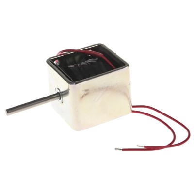 Mecalectro Linear Solenoid Push Type 12V DC 15W 15mm Stroke 15N Magnetic Force 50.8mm Length 49mm 8.M15 02 62 12 VCC 100%