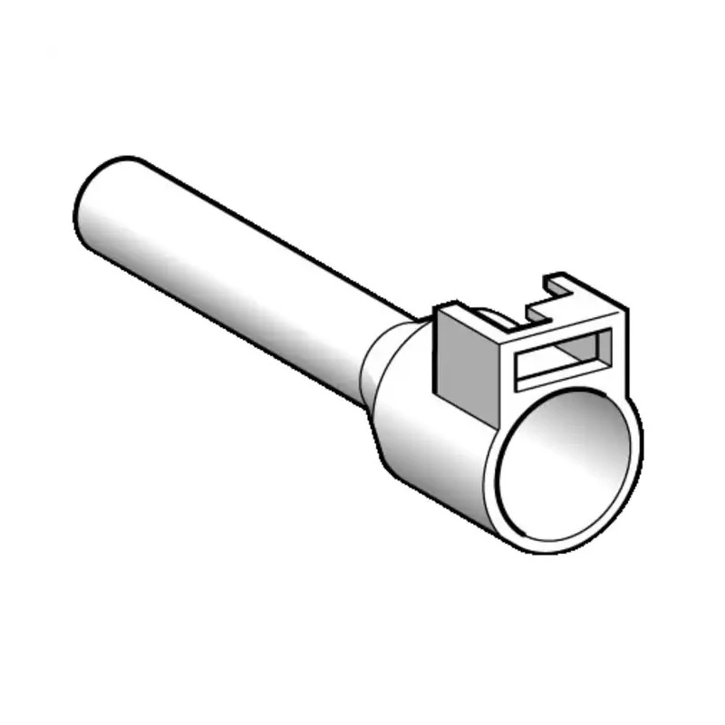 Schneider Electric Linergy DZ5 Insulated Bootlace Ferrule 12 mm Pin Length 6.2 mm Pin Diameter White to 6 AWG Wire DZ5CA162