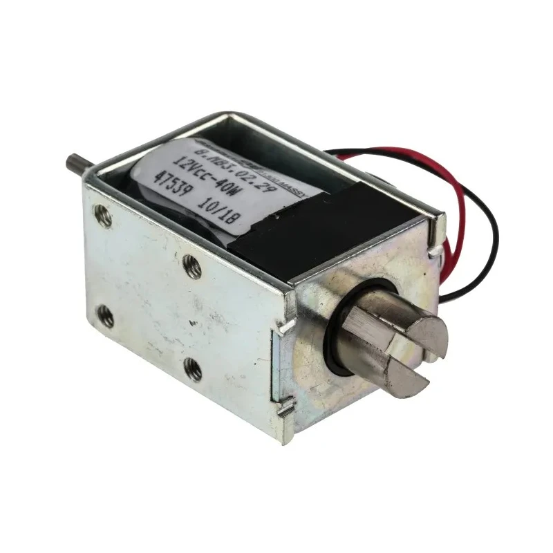 Mecalectro Linear Solenoid 12V Push Pull 40W 45mm Length 31.8mm Width 23.4mm Depth 8.MB3 02 29 12 VCC 40W