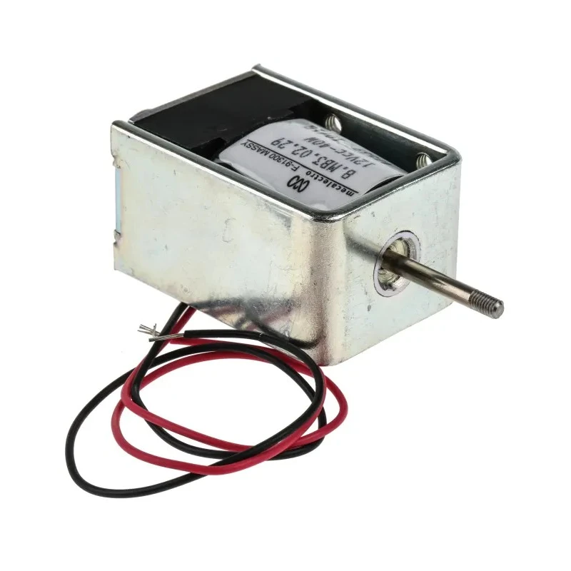 Mecalectro Linear Solenoid 12V Push Pull 40W 45mm Length 31.8mm Width 23.4mm Depth 8.MB3 02 29 12 VCC 40W