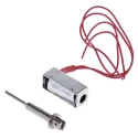 Mecalectro 24V Linear Solenoid Push Pull 30mm Length 12.7mm Width 10mm Depth 8.M10 02 62 24 VCC 100%
