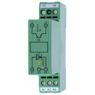 Phoenix Contact Solid State Interface Relay EMG 17-OV- 24DC/60DC/3, DIN Rail Mount, 3500V Isolation Voltage 2954154