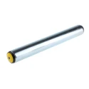 Interroll Zinc Plated Round Conveyor Roller Female Threaded 50 mm Diameter x 400 mm Length, Mild Steel 17X3JAALAE - 400
