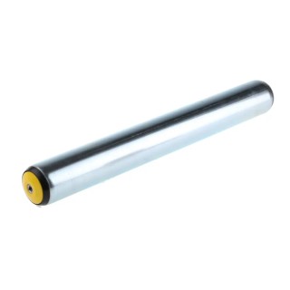 Interroll Zinc Plated Round Conveyor Roller Female Threaded 50 mm Diameter x 400 mm Length, Mild Steel 17X3JAALAE - 400
