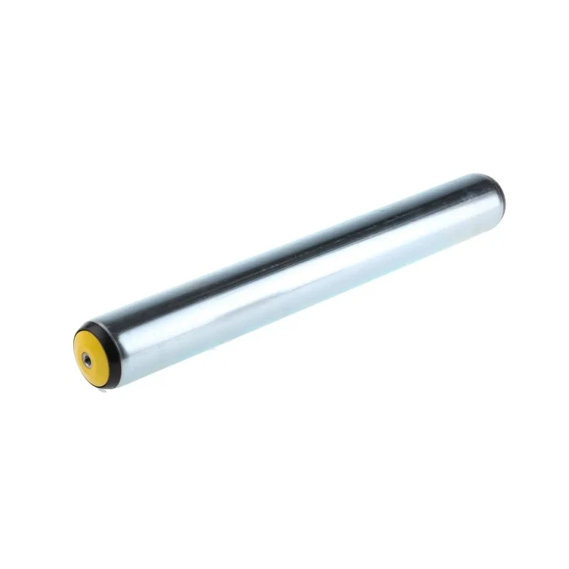 Interroll Zinc Plated Round Conveyor Roller Female Threaded 50 mm Diameter x 400 mm Length, Mild Steel 17X3JAALAE - 400
