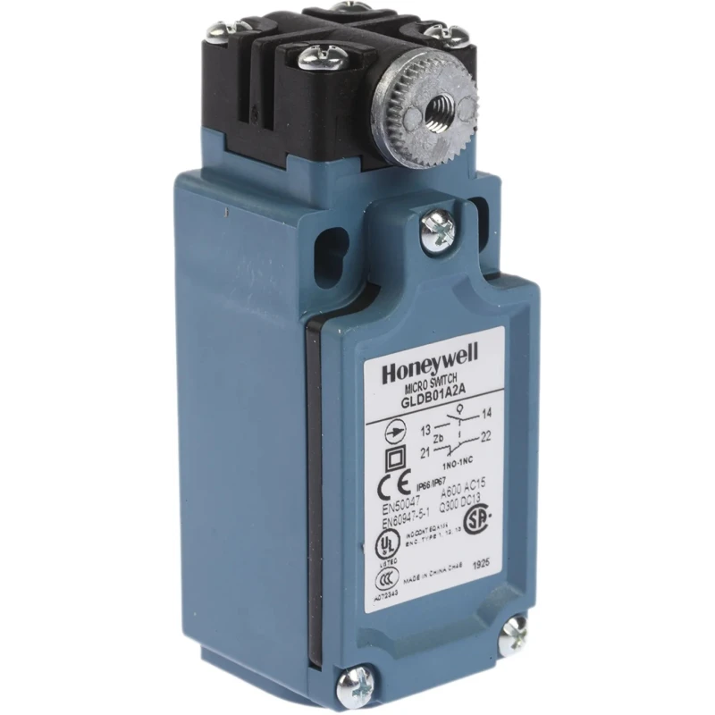 Honeywell Technologies GLD Series Adjustable Roller Lever Limit Switch, 1 NC/1 NO, , Fibreglass Reinforced IP66