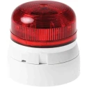 Klaxon Flashguard QBS Series Red Beacon 24V DC Flashing and Steady Surface Mount Polycarbonate Housing LED Bulb QBS-0060