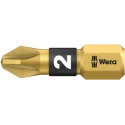 Wera Screwdriver Bit PZ2 6.35 mm Hex Drive, Diamond Tipped, 25 mm Length 05056702001