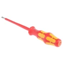 Wera Insulated Screwdriver 100 mm Blade VDE 1000V Approved 181mm Overall 05006110001