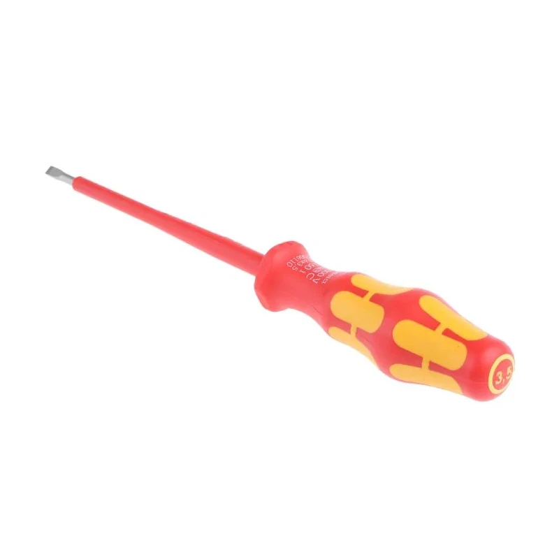 Wera Insulated Screwdriver 100 mm Blade VDE 1000V Approved 181mm Overall 05006110001