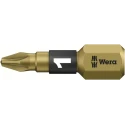 Wera Screwdriver Bit 1/4inch Hex Drive with PZ1 Tip, 25mm Overall Length 05056710001