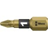 Wera Screwdriver Bit 1/4inch Hex Drive with PZ1 Tip, 25mm Overall Length 05056710001