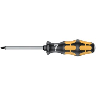 Wera Standard Screwdriver with PZ2 Tip and 100 mm Blade, Bi-Material Handle, Model 05017052001
