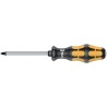 Wera Standard Screwdriver with PZ2 Tip and 100 mm Blade, Bi-Material Handle, Model 05017052001