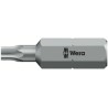 Wera Screwdriver Bit, 6.35 mm Hex Drive, T15 Size, 25 mm Overall Length 05066505001