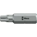 Wera Screwdriver Bit, Hex Drive, 6.35 mm Drive Size, T25 Tip, 25 mm Overall Length, 1-Piece 05066515001
