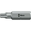 Wera Screwdriver Bit, 6.35 mm Hex Drive, T20 Size, 25 mm Overall Length, 1-Piece 05066510001